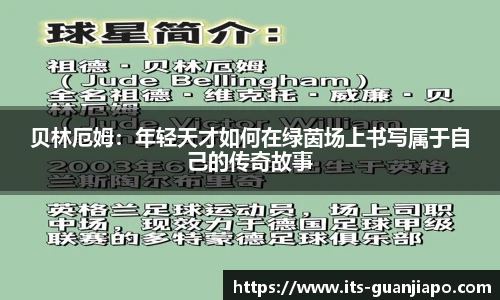 贝林厄姆:年轻天才如何在绿茵场上书写属于自己的传奇故事